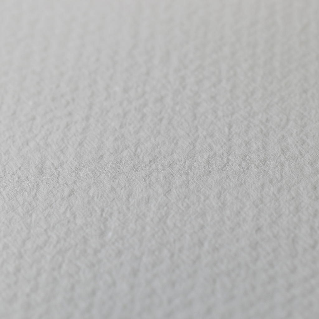 "Detailaufnahme der Aquarellstruktur eines Hahnemühle Albrecht Dürer Kunstdruckpapiers – authentische Kunstqualität für Fine-Art Prints und Wandkunst von I WAS HERE."