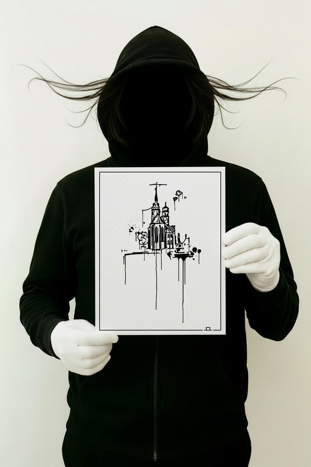 Stiftskirche Stuttgart Kunstdruck