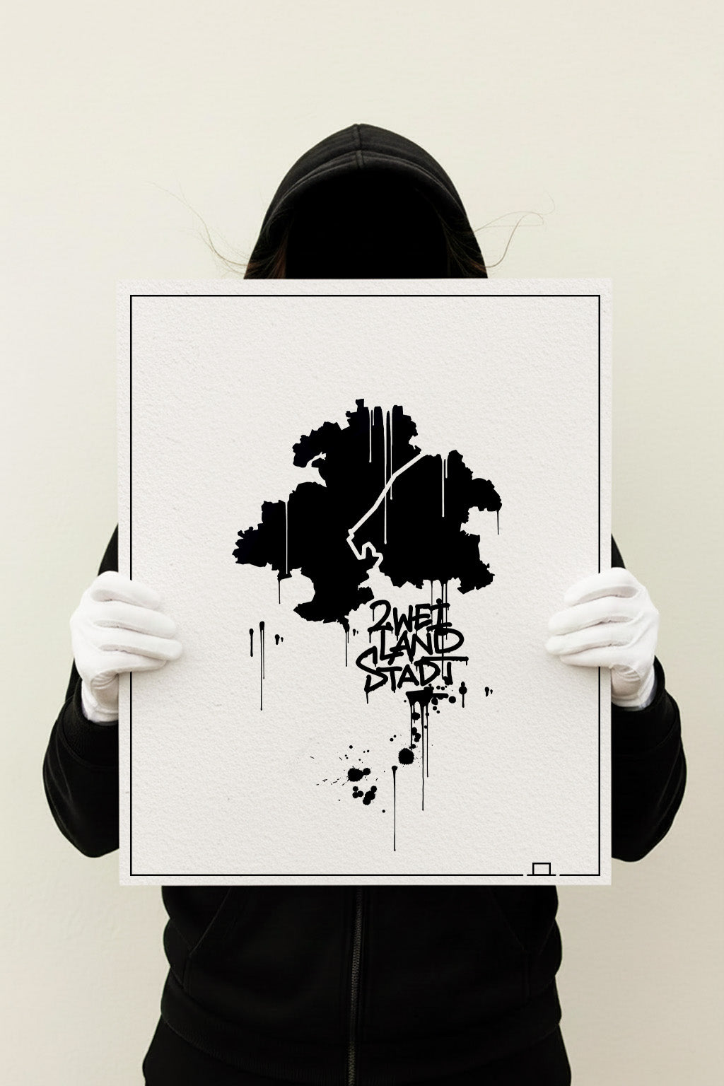 Zwei Land Stadt Ulm/Neu-Ulm Kunstdruck