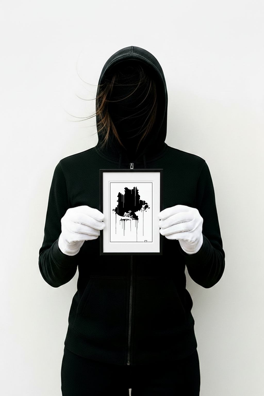 0711 Stuttgart Landkarte Kunstdruck
