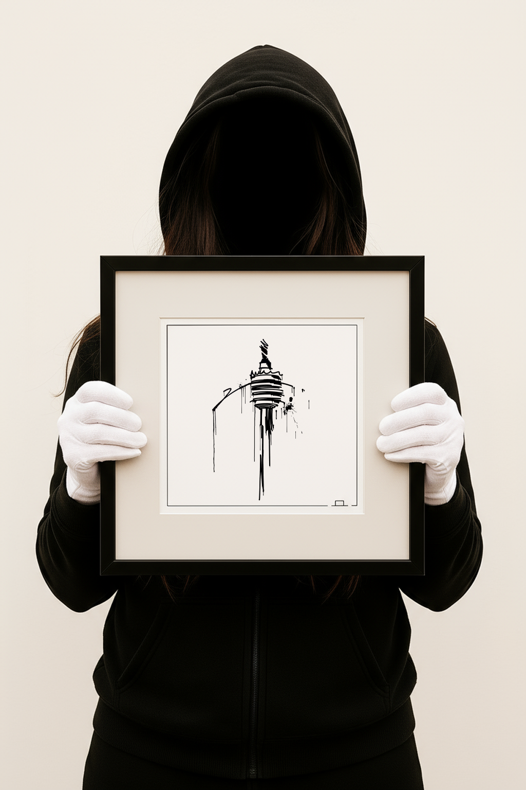 Fernsehturm Stuttgart Kunstdruck