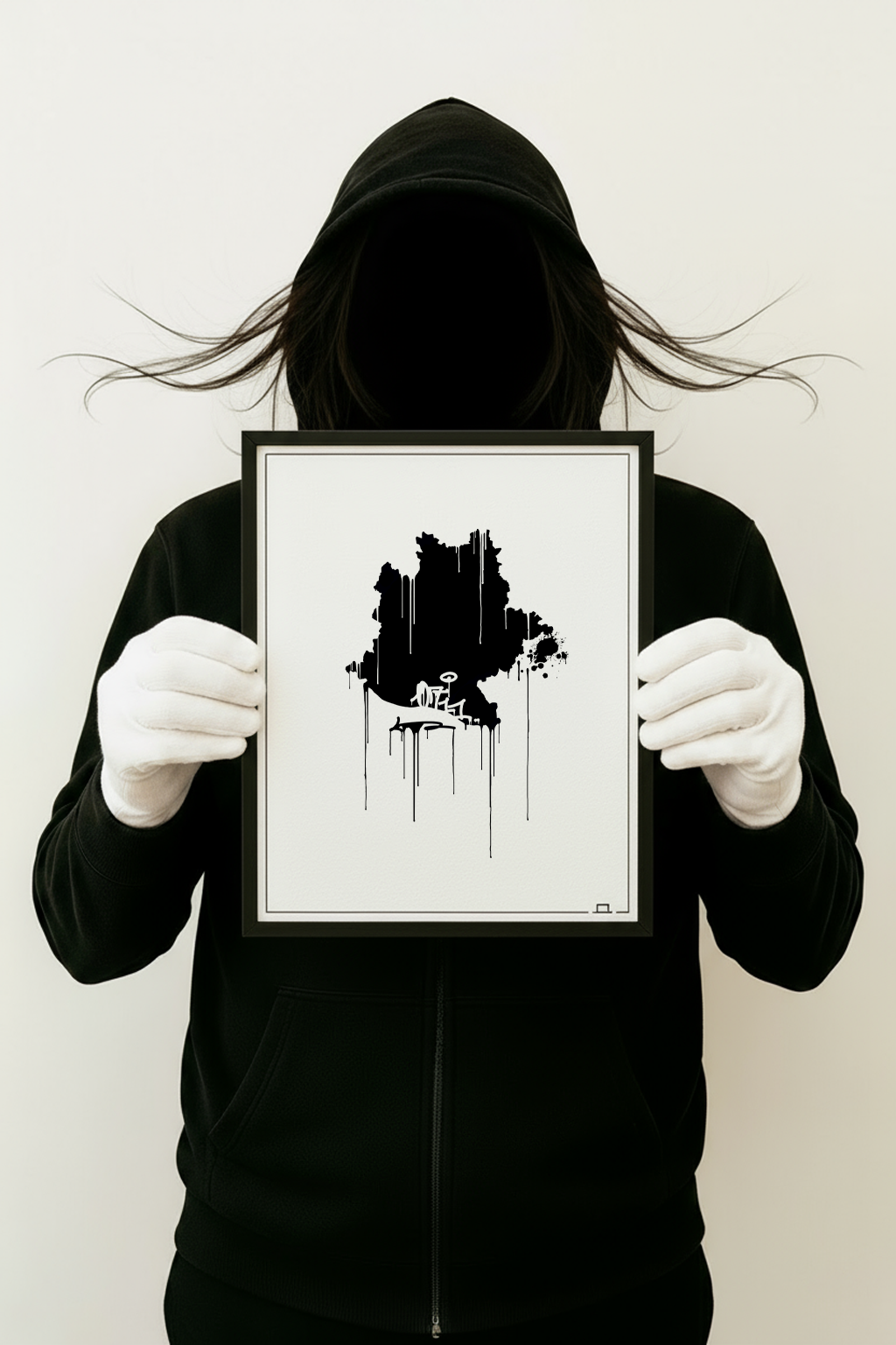 0711 Stuttgart Landkarte Kunstdruck
