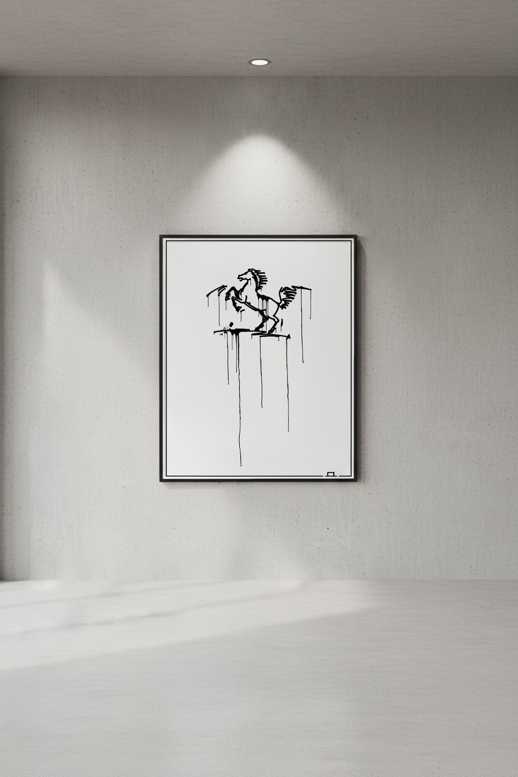 Stuttgarter Rössle Kunstdruck