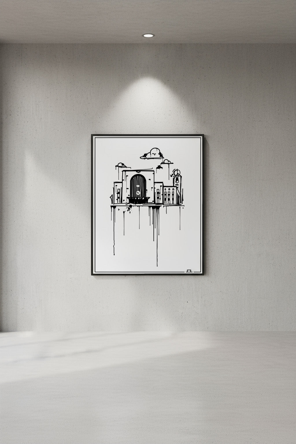Stuttgart Hauptbahnhof Kunstdruck