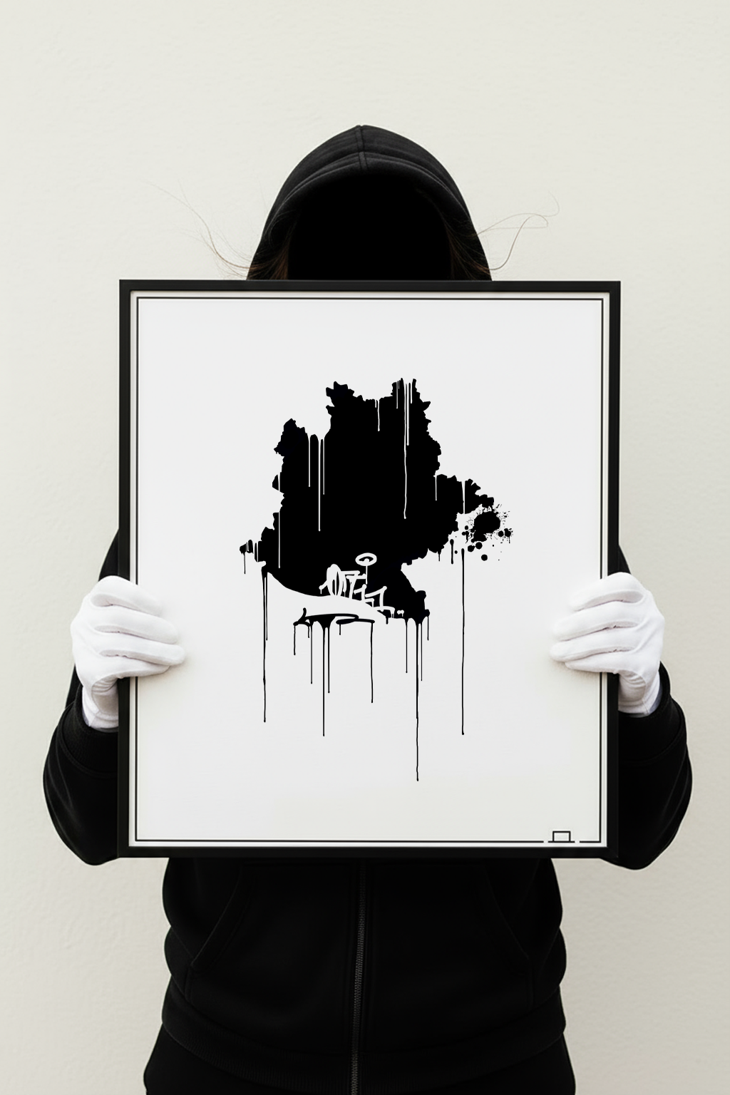 0711 Stuttgart Landkarte Kunstdruck