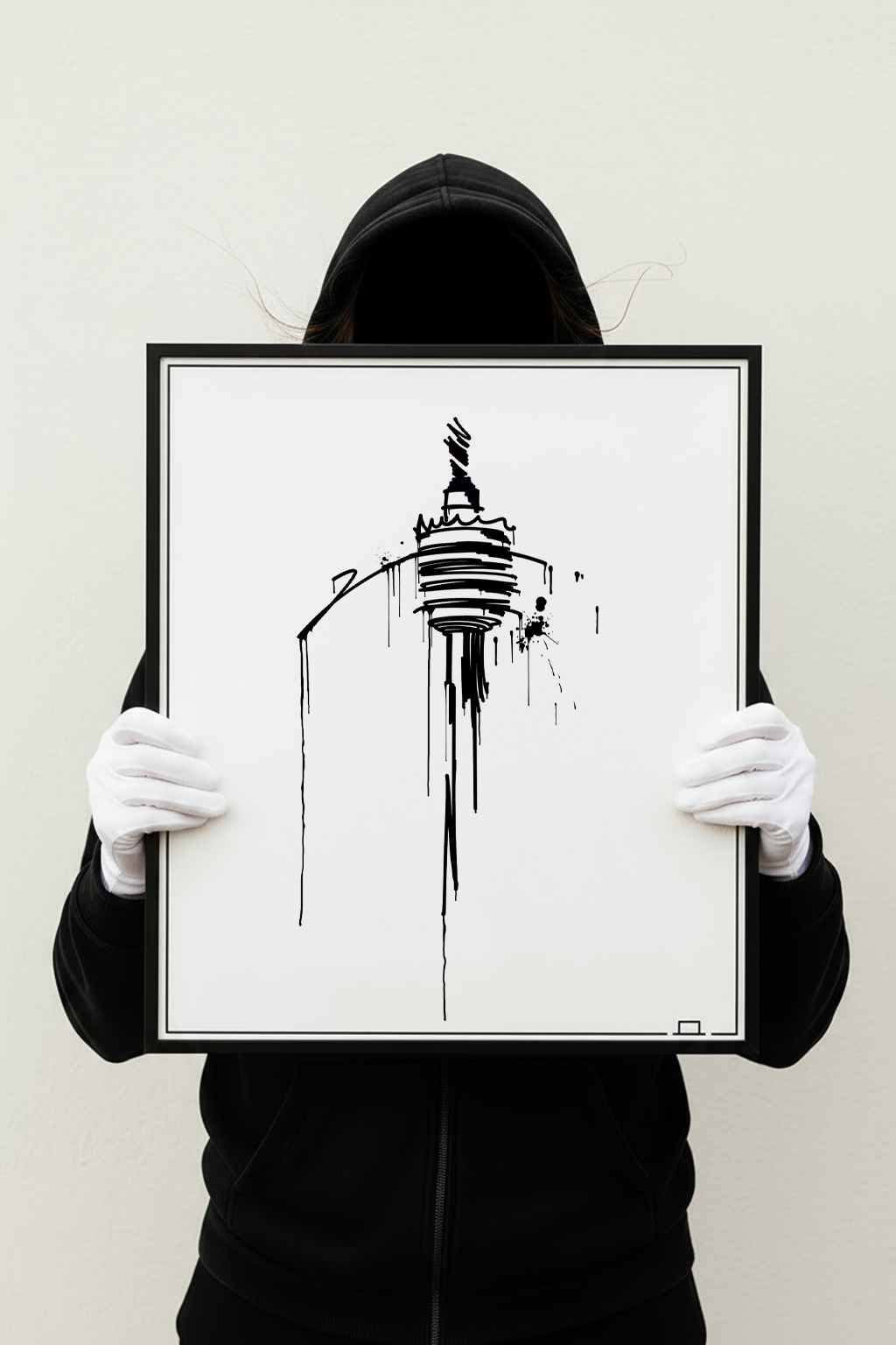 Fernsehturm Stuttgart Kunstdruck