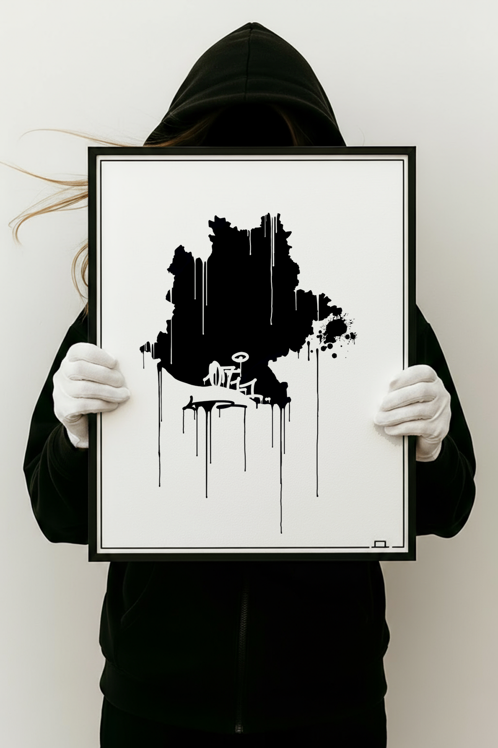 0711 Stuttgart Landkarte Kunstdruck