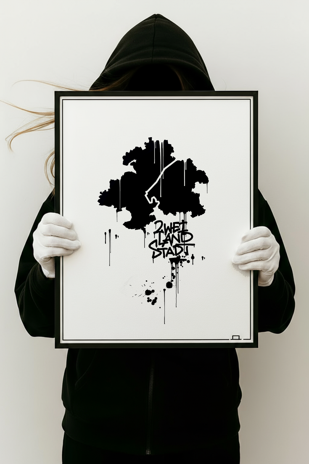 Zwei Land Stadt Ulm/Neu-Ulm Kunstdruck