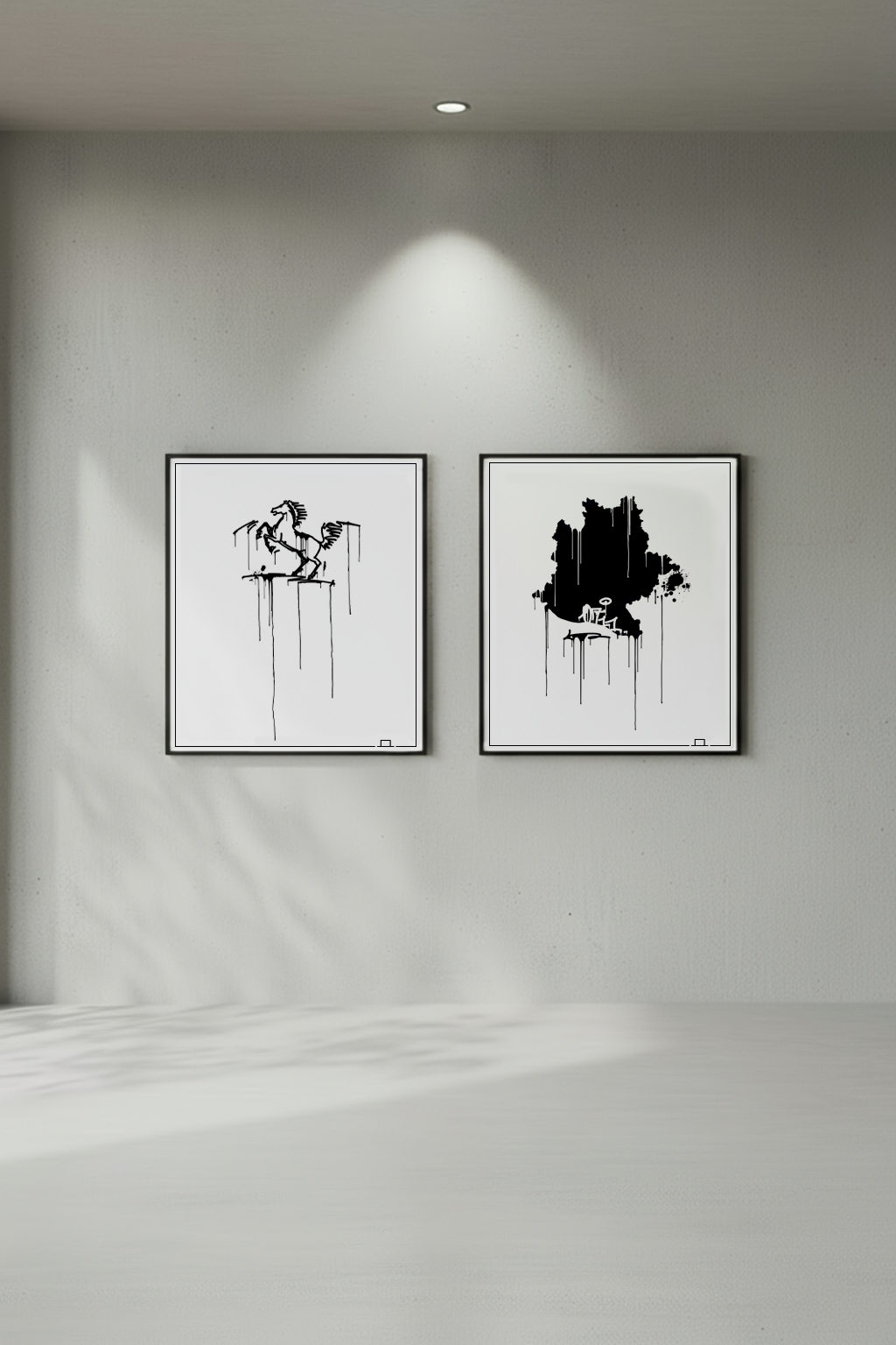 Stuttgarter Rössle Kunstdruck