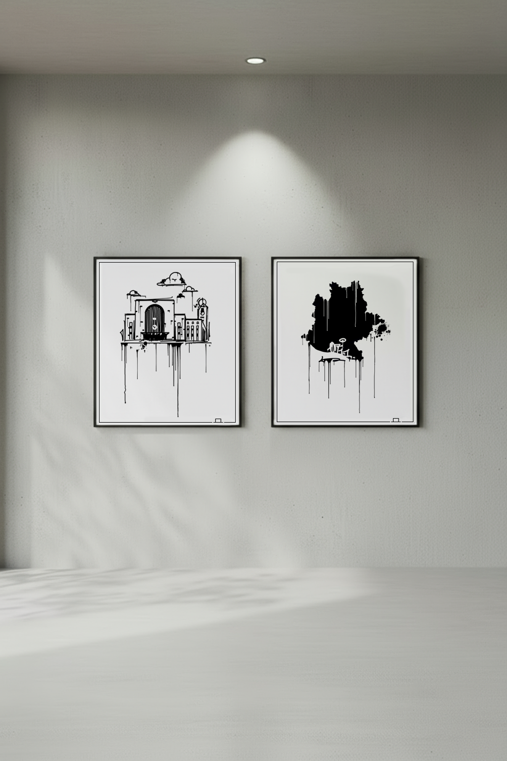 Stuttgart Hauptbahnhof Kunstdruck