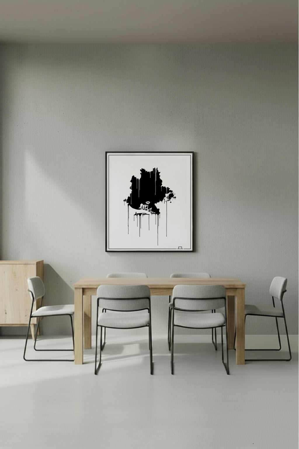 0711 Stuttgart Landkarte Kunstdruck